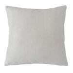 Paris Prix Coussin Déco en Velours  Lagarta  40x40cm Écru