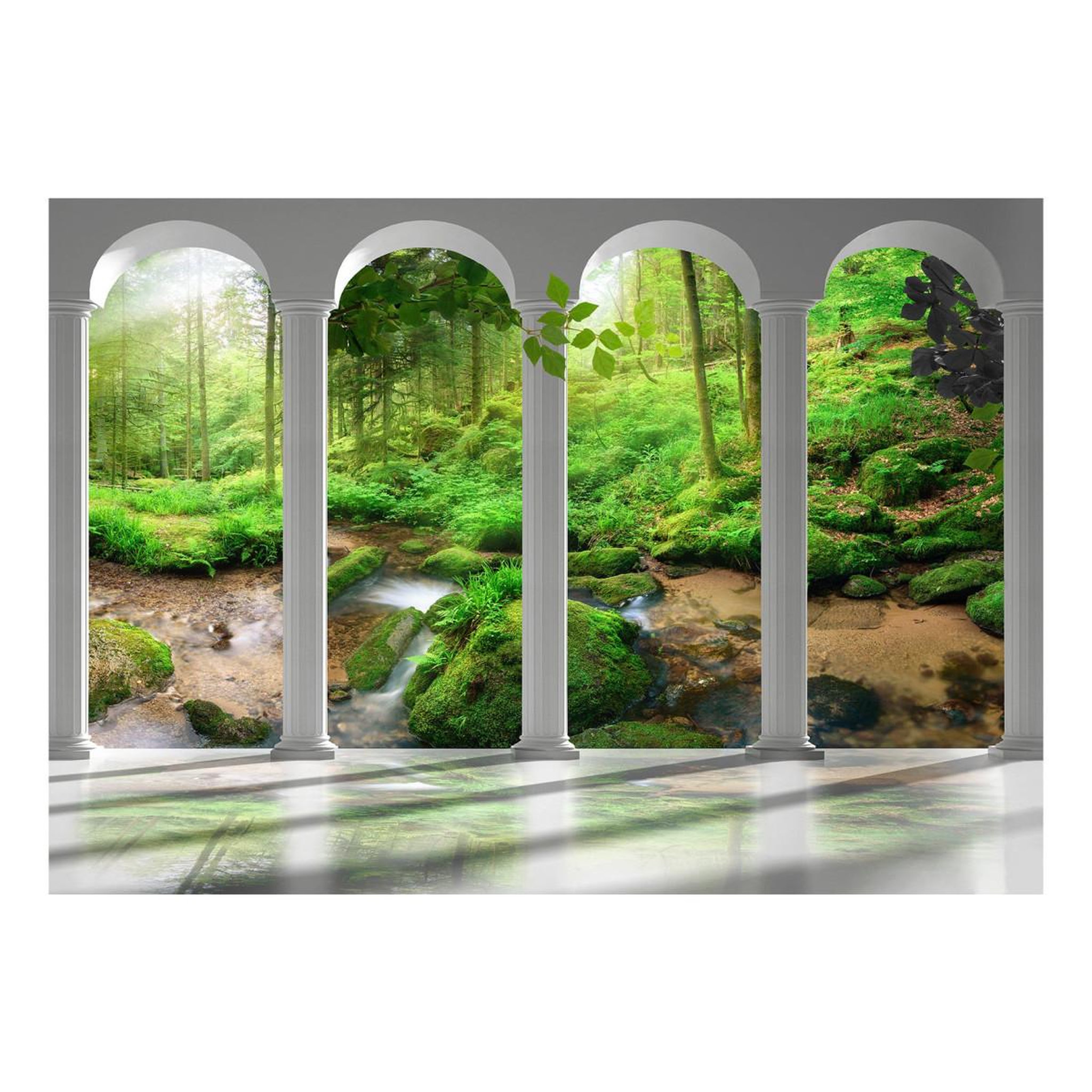 Voir la diapositive 2 : Paris Prix Papier peint  pillars & forest