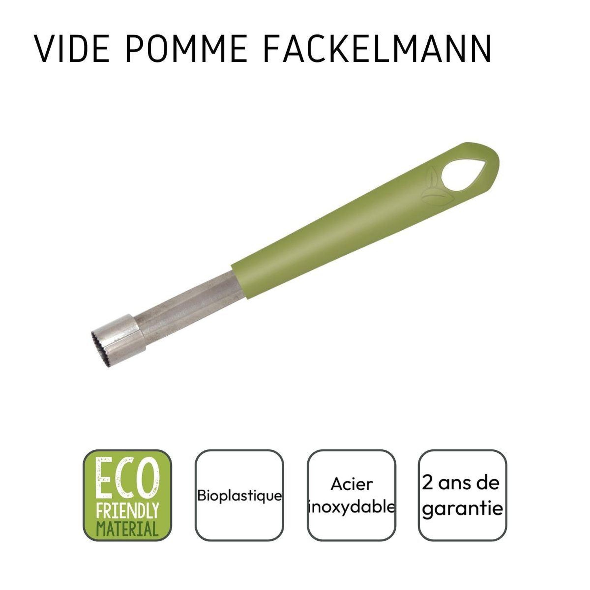Voir la diapositive 4 : Fackelmann Vide pomme plastique biosourcé fackelmann gamme zéro