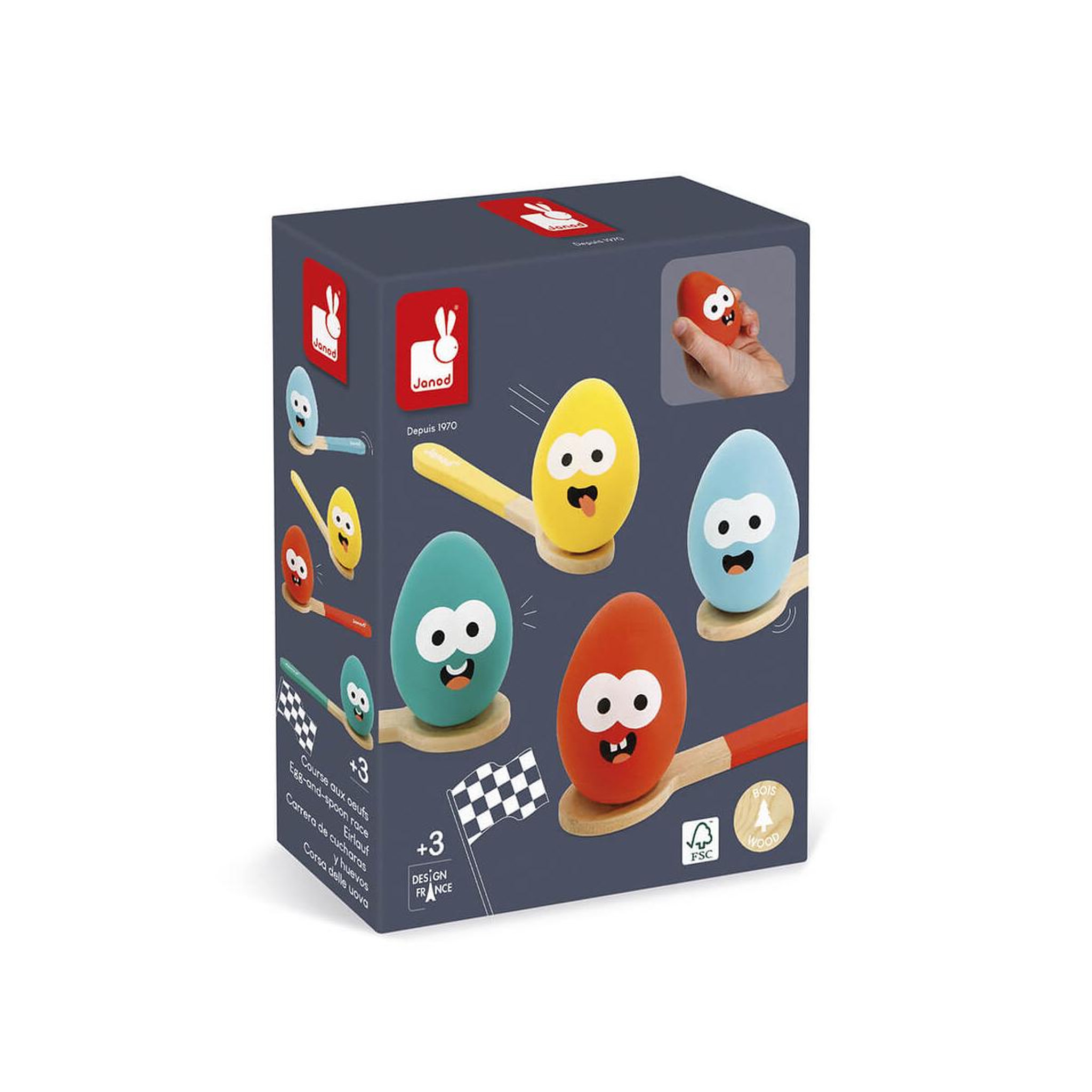 Voir la diapositive 2 : JANOD Course aux oeufs - Jeu d anniversaire