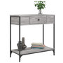 Voir la diapositive 3 : VIDAXL Table console sonoma gris 75x34,5x75 cm bois d'ingenierie