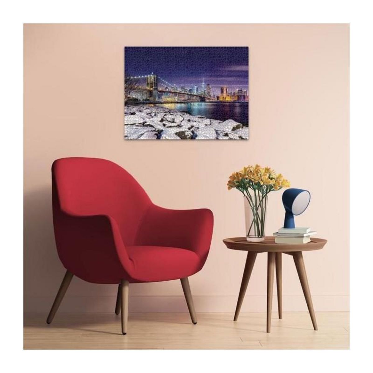 RAVENSBURGER Ravensburger-Puzzle 1500 pieces-New York en hiver-Adultes & enfants des 14 ans-Puzzle de qualité supérieure 80x60cm-12000734