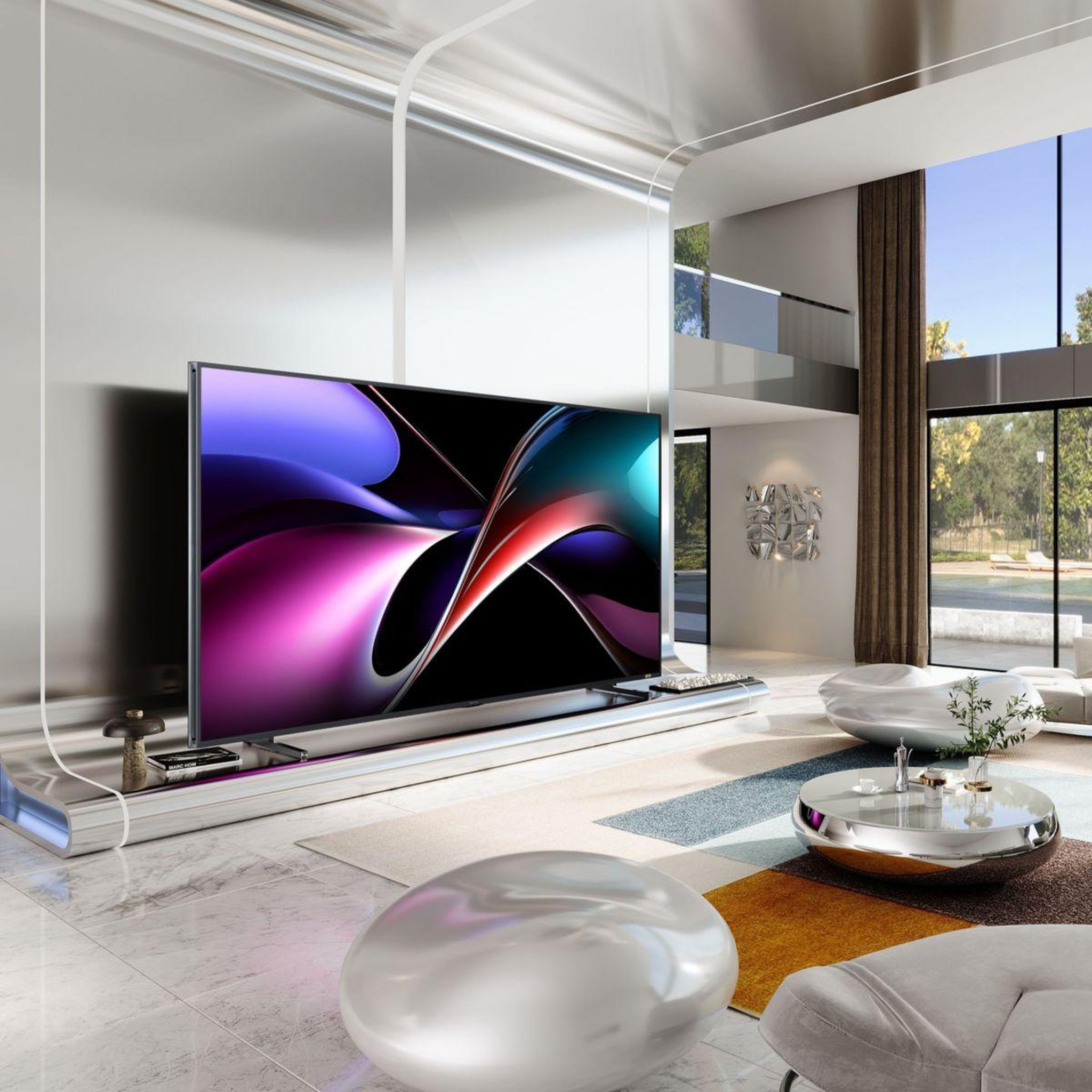 Voir la diapositive 2 : Hisense Tv rgb 100uxq (2025) 100  (253 cm)