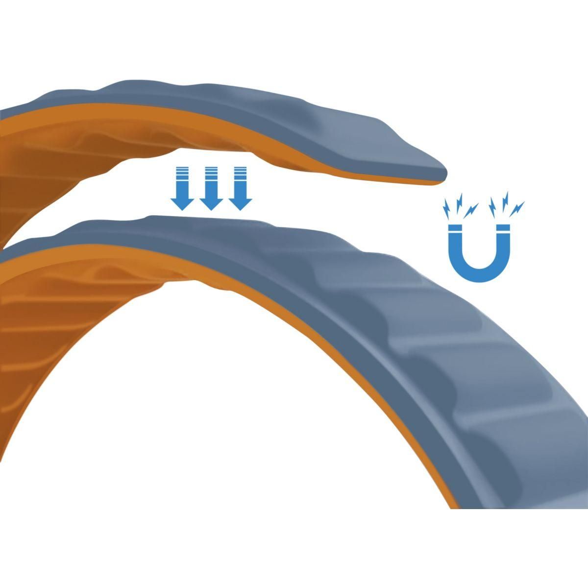 ADEQWAT Bracelet Apple Watch x2 Beige/ Bleu 42/44/45/49mm