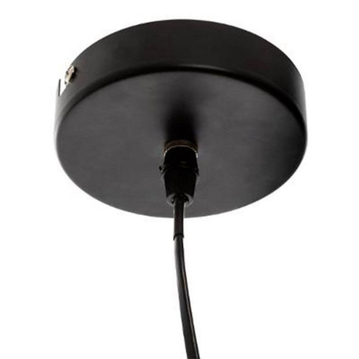 ATMOSPHERA Lampe Suspension en Rotin  Léa  62cm Noir