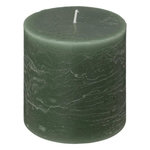 COMPTOIR DE LA BOUGIE Bougie Cylindrique  Rustic  10cm Vert Eucalyptus