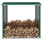 Voir la diapositive 1 : VIDAXL Abri de stockage de bois Acier galvanise 172x91x154 cm Vert
