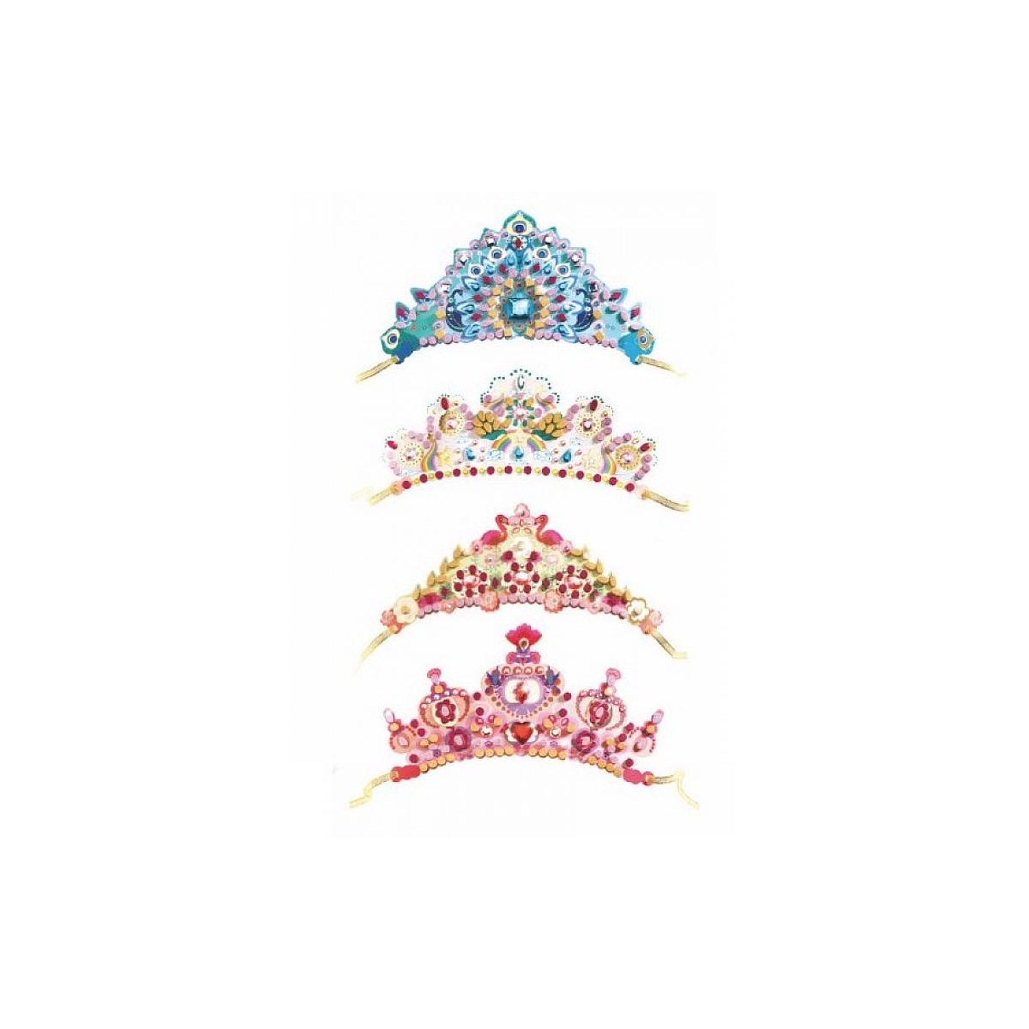 Voir la diapositive 2 : Djeco Diademe mosaique DIY princesse