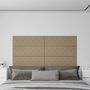 Voir la diapositive 1 : VIDAXL Panneaux muraux 12 pcs Cappuccino 90x30 cm Similicuir 3,24 m^2