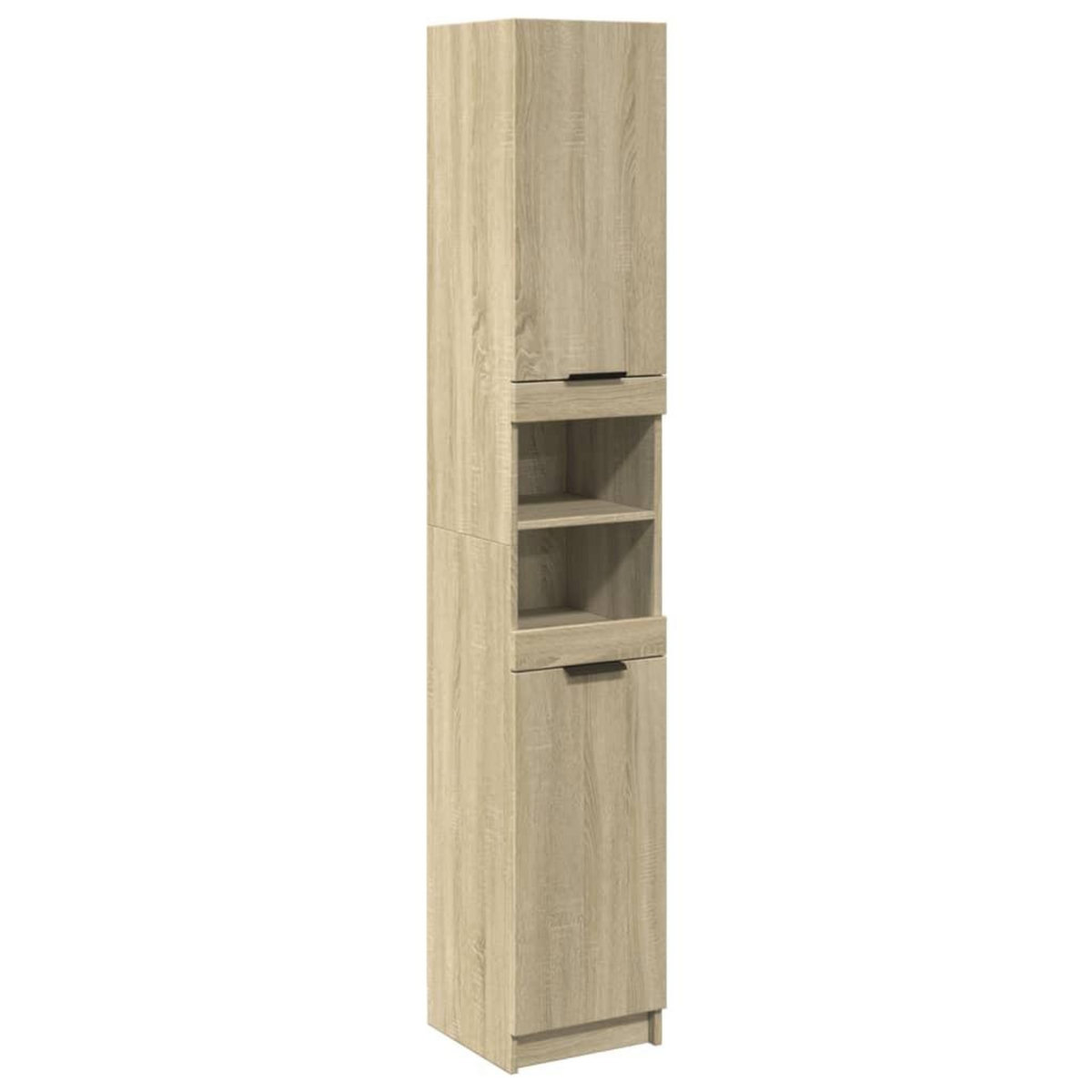 VIDAXL Armoire salle de bain chene sonoma 32x34x188,5 cm