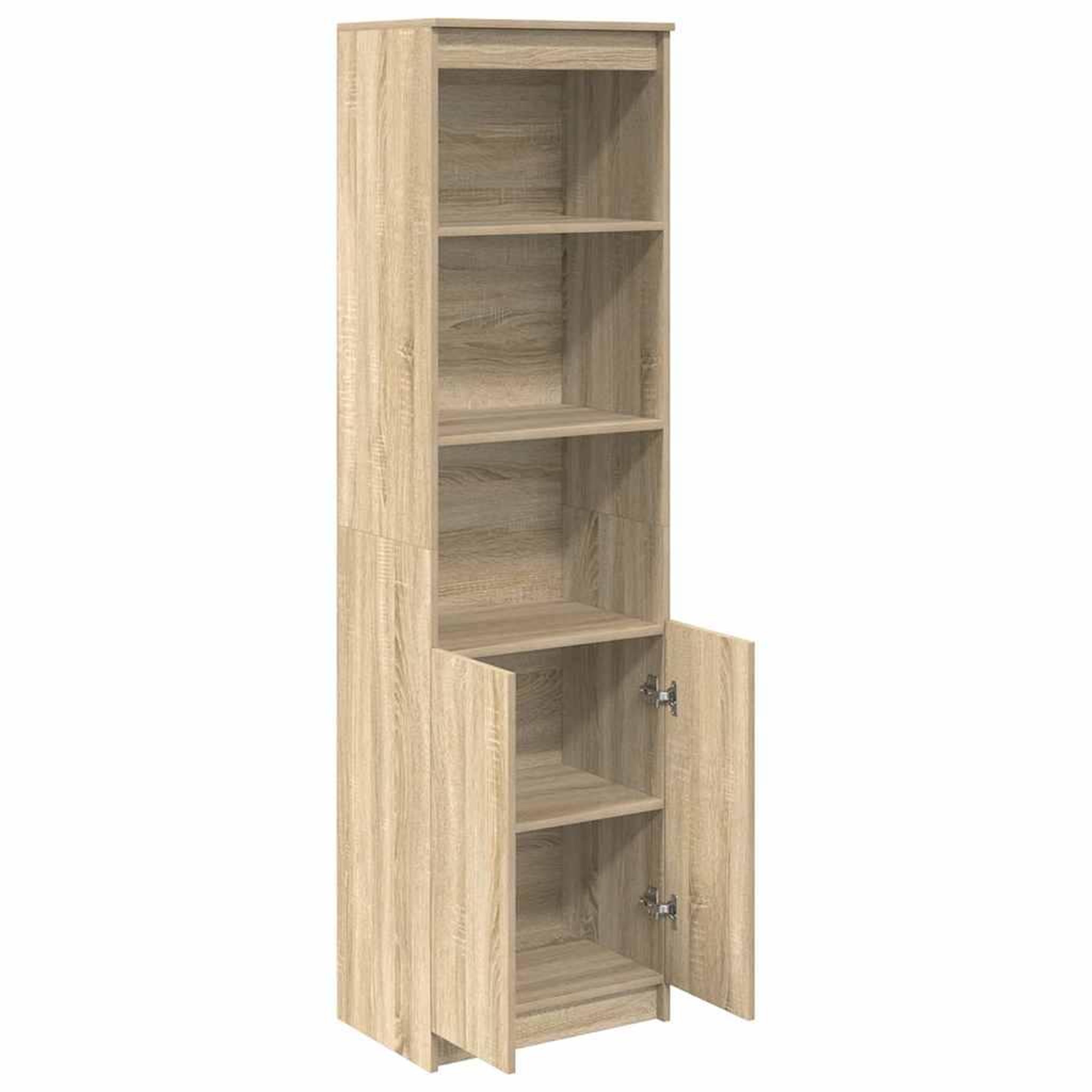Voir la diapositive 5 : VIDAXL Buffet haut chene sonoma 50x35x180 cm bois d'ingenierie