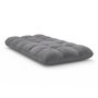 Voir la diapositive 6 : ID MARKET Chaise de sol pliante GARANCE 15 positions en velours gris anthracite