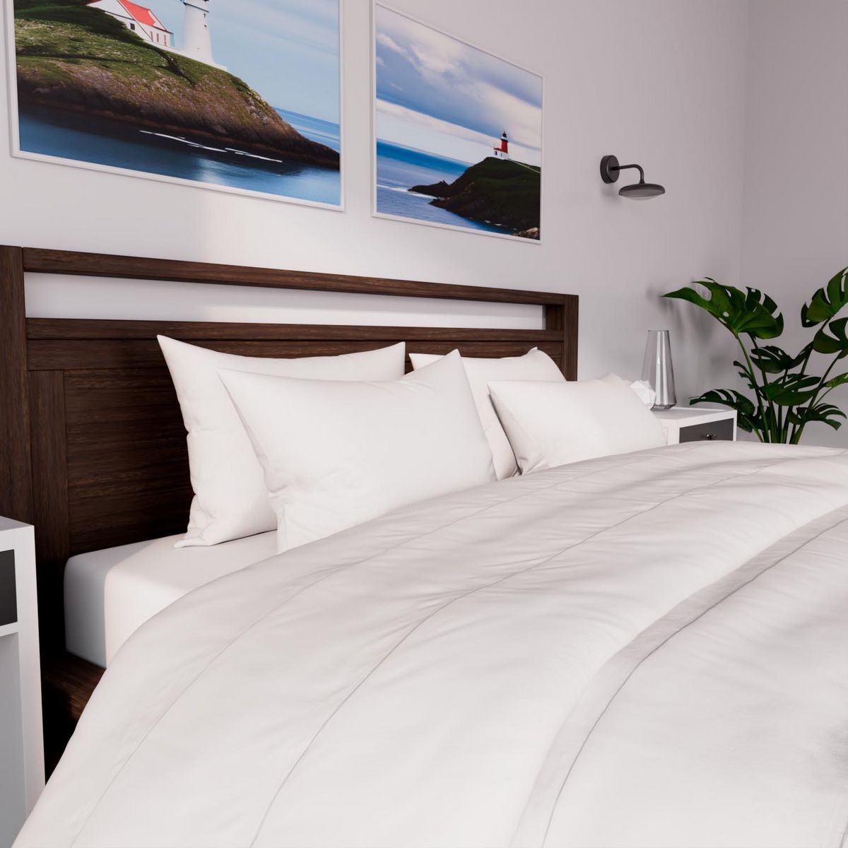 SOLEIL D'OCRE Couette blanche LUXE 550 Gr, par Soleil d'Ocre