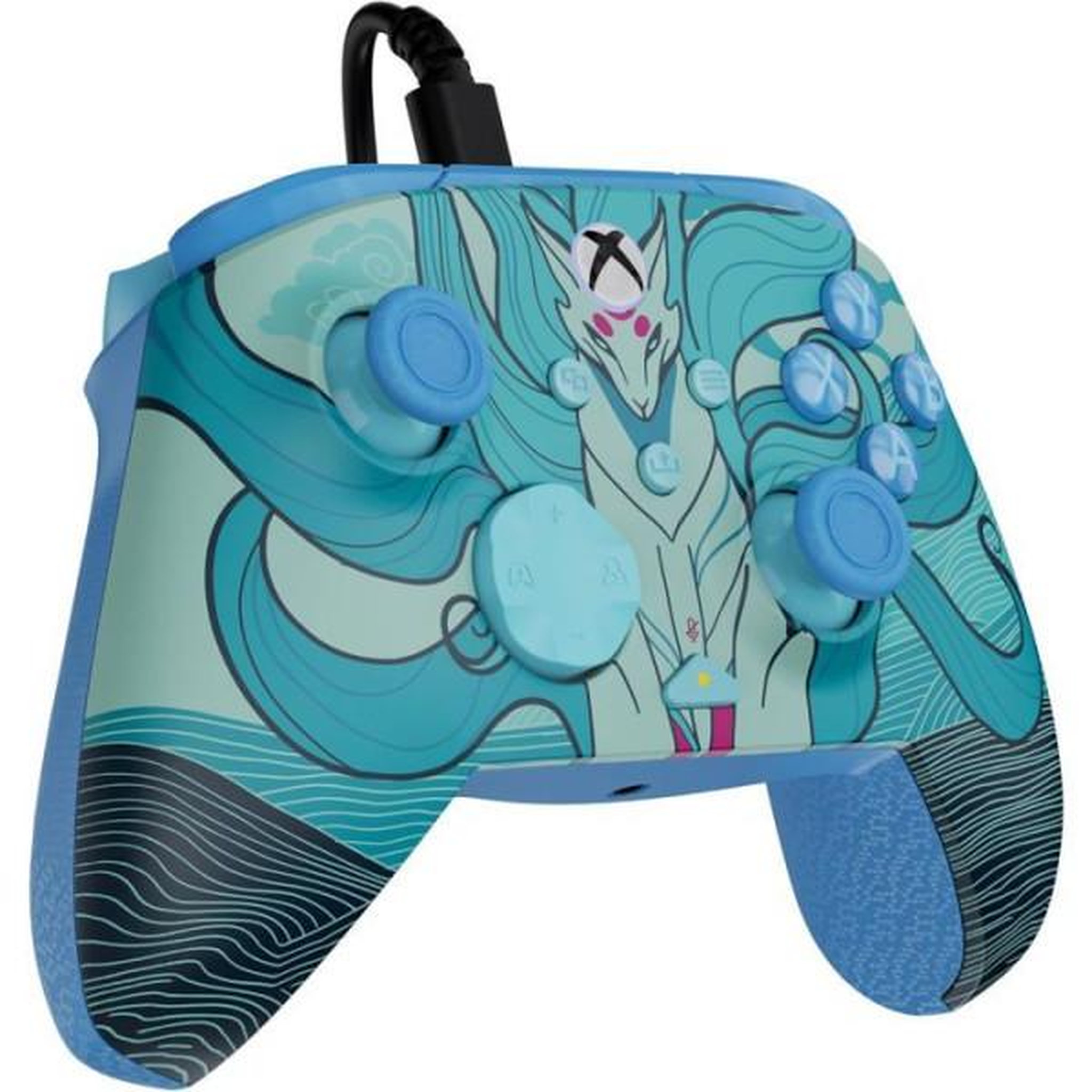 Voir la diapositive 2 : Turtle Beach Manette de jeu - Xbox - Rematch Advanced - Filaire - Blue Kitsune - Compatible PC - Turtle Beach