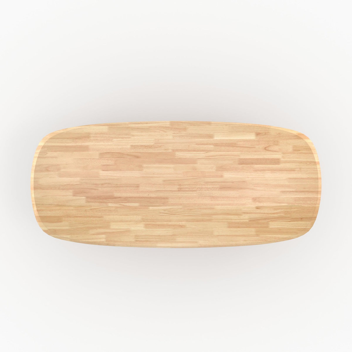 Rendez vous déco Table rectangulaire en bois d'hévéa massif clair 10 personnes-Aladin