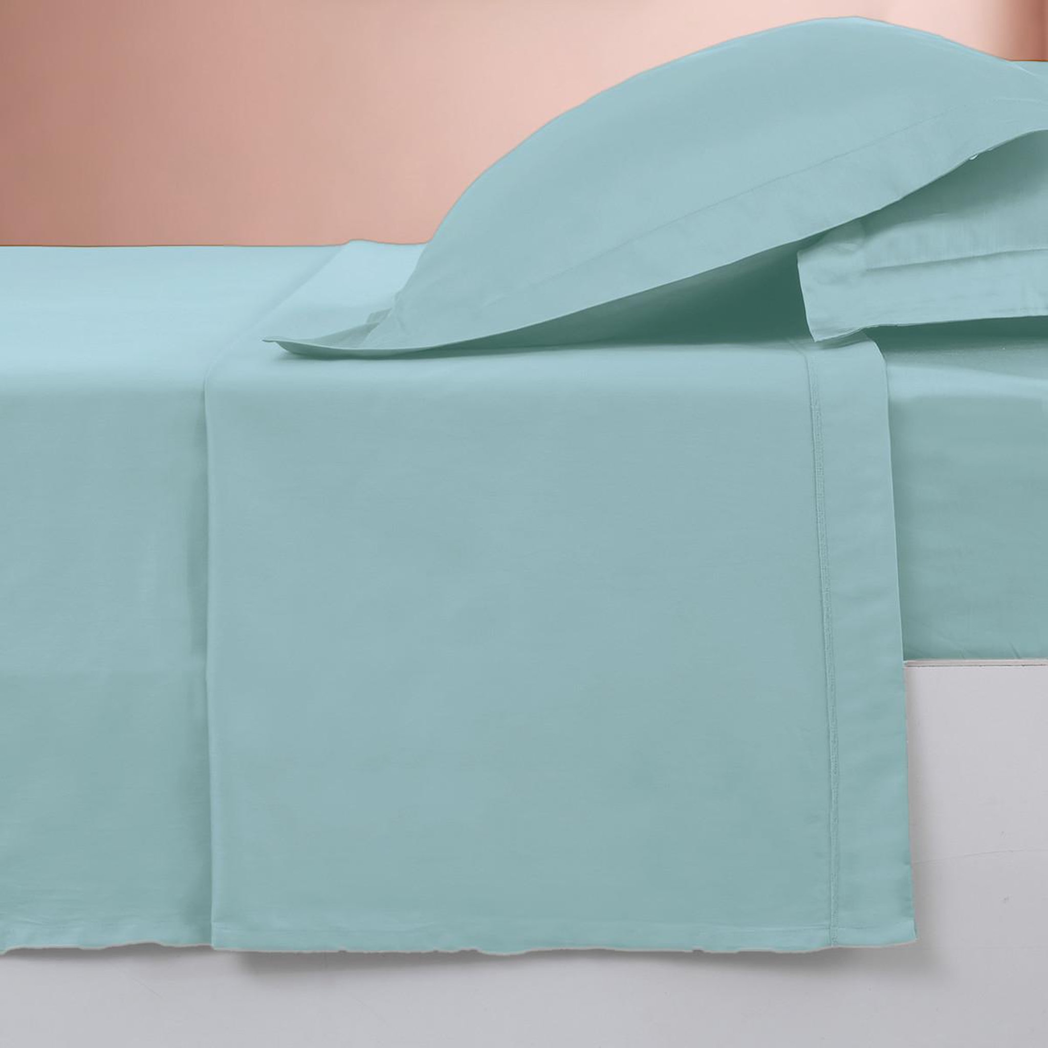 Voir la diapositive 3 : Sensei Maison Drap plat en percale de coton SOFT PERCALE