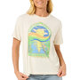 Voir la diapositive 1 : Rip Curl T Shirt Écru Femme Rip Curl Sun & Sea Relaxed