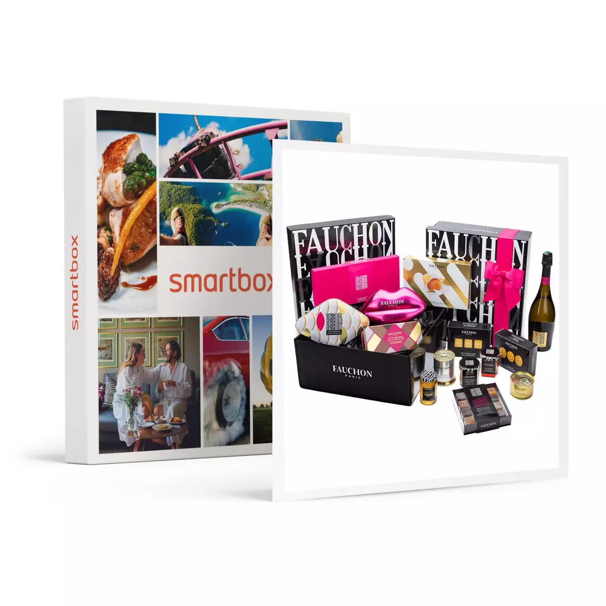 Smartbox Coffrets Signature Fauchon : douceurs et champagne livrés à domicile - Coffret Cadeau Gastronomie