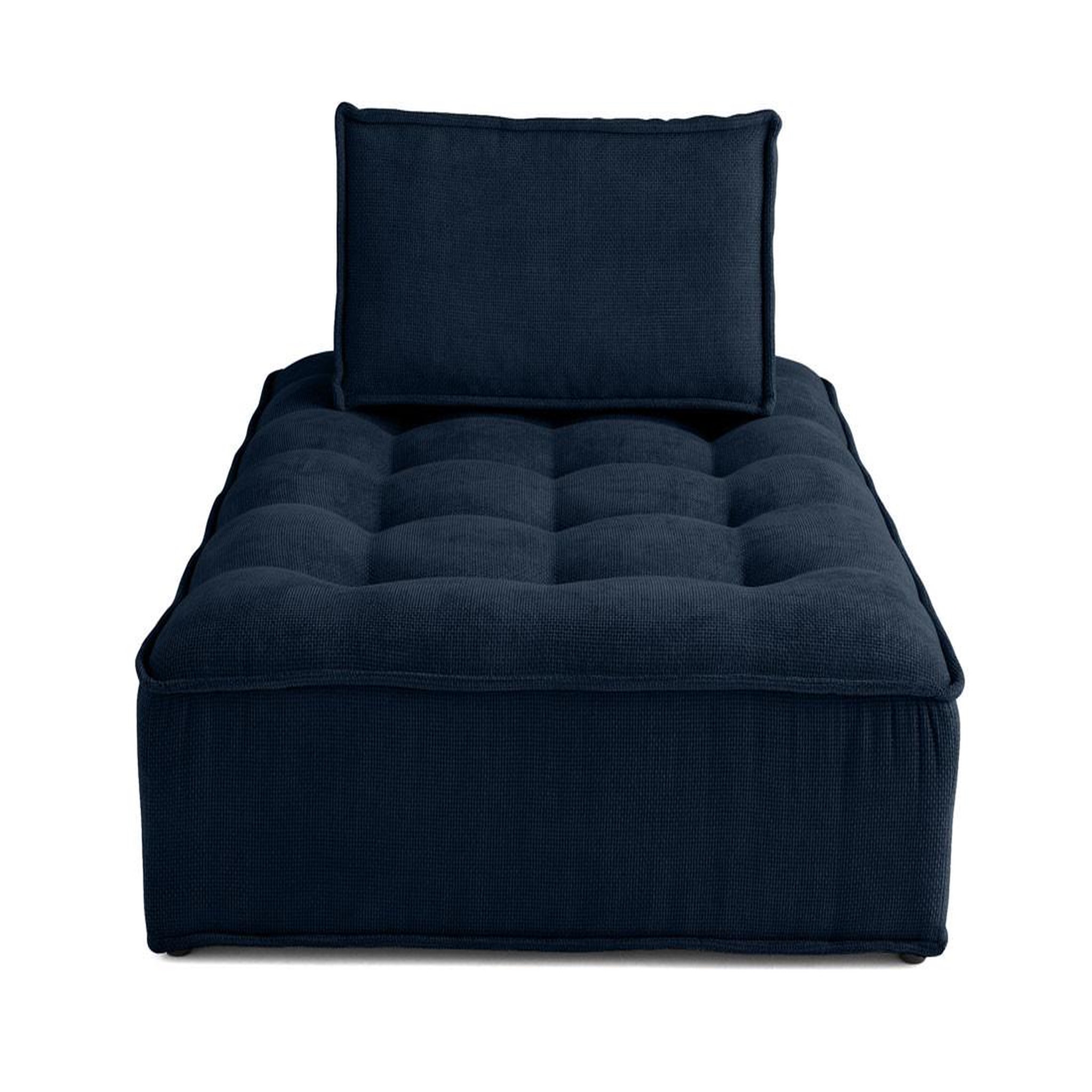 Voir la diapositive 1 : BEST MOBILIER Marisol - module d'assise méridienne - velours texturé