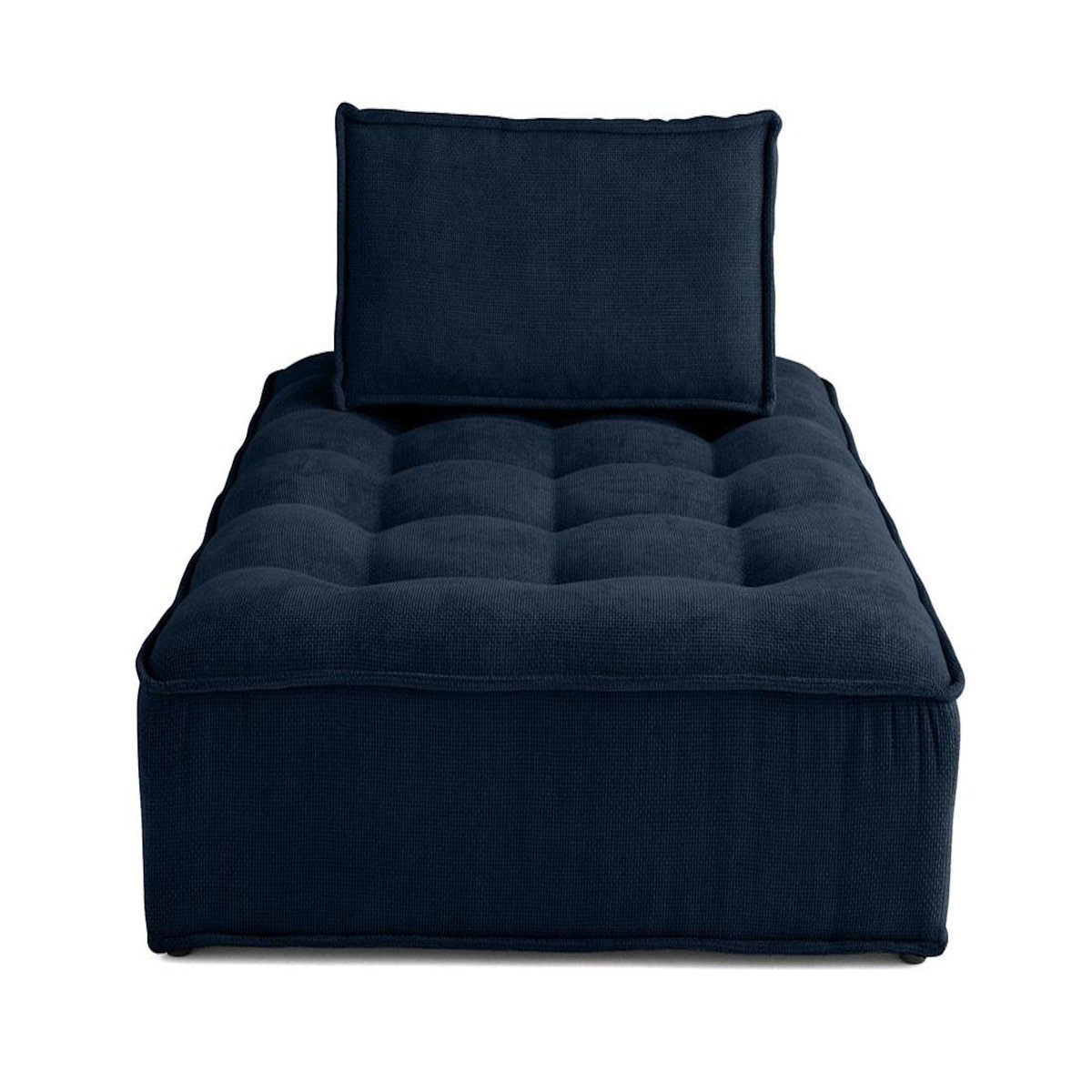 LISA DESIGN Marisol - module d'assise méridienne - velours texturé