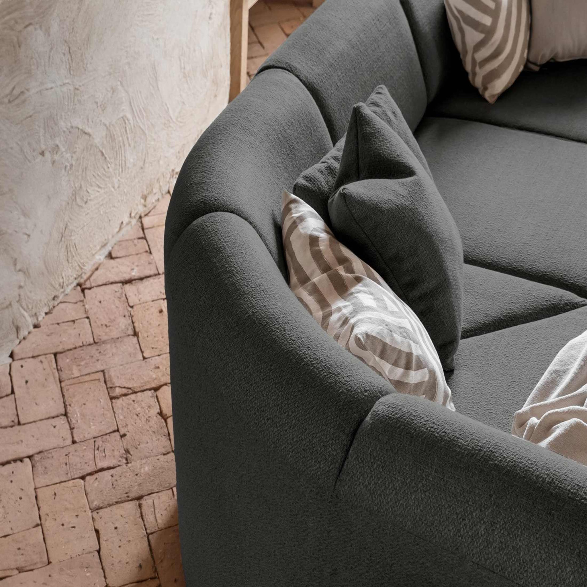 Voir la diapositive 3 : BEST MOBILIER Siena - canapé d'angle gauche - 5 places - en tissu