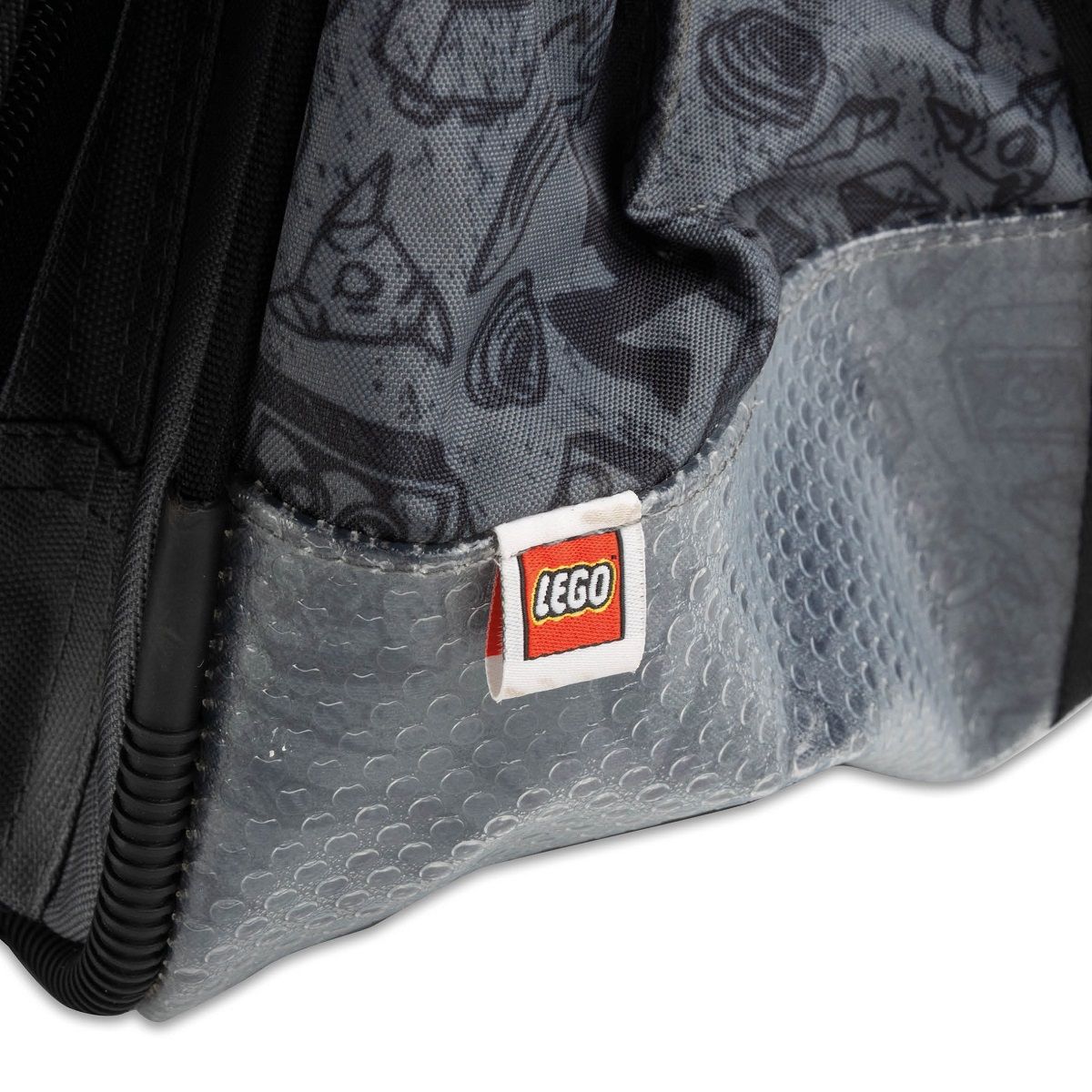 LEGO Cartable 38 cm CP/CE1/CE2 gris dessin or Ninjago