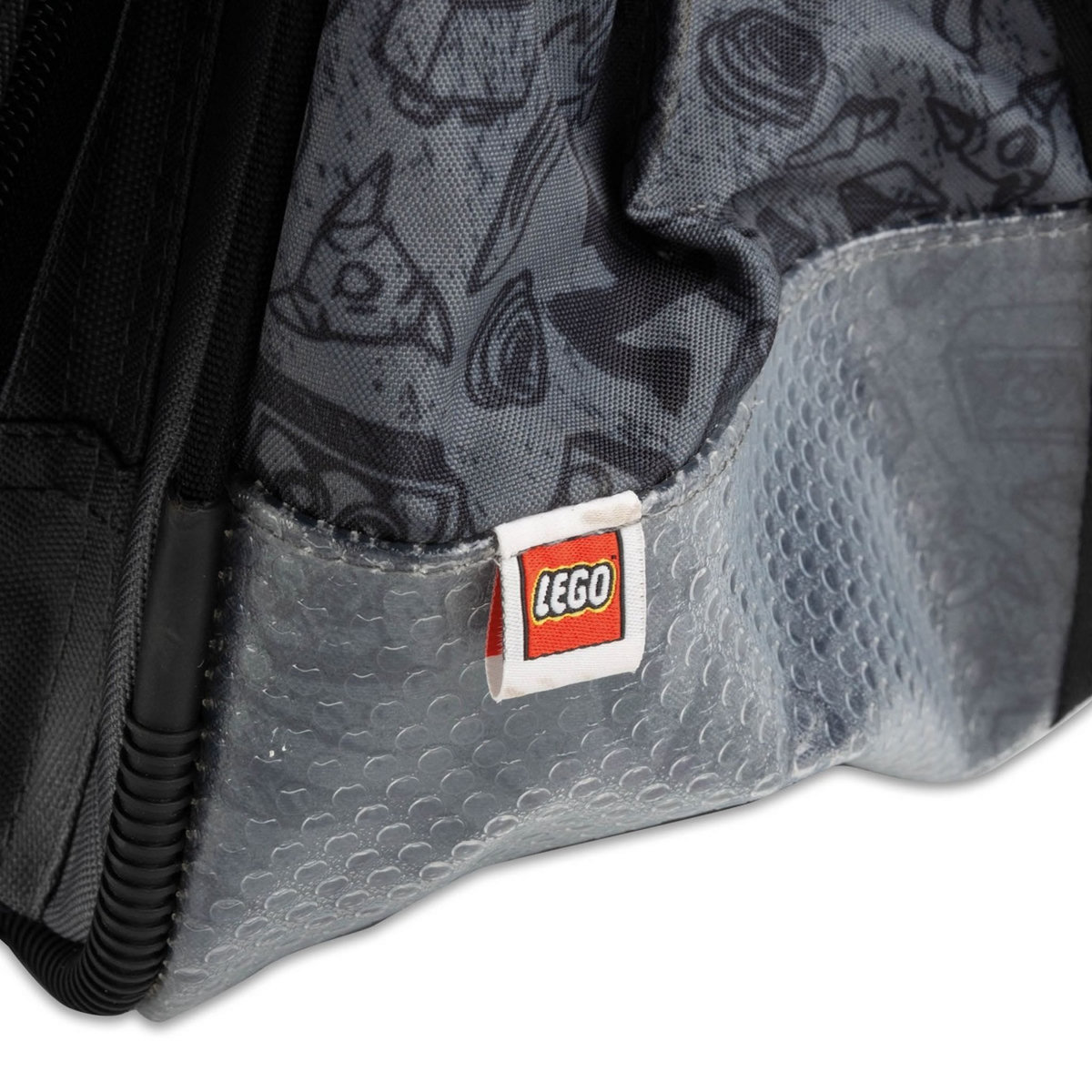 LEGO Cartable 38 cm CP/CE1/CE2 gris dessin or Ninjago