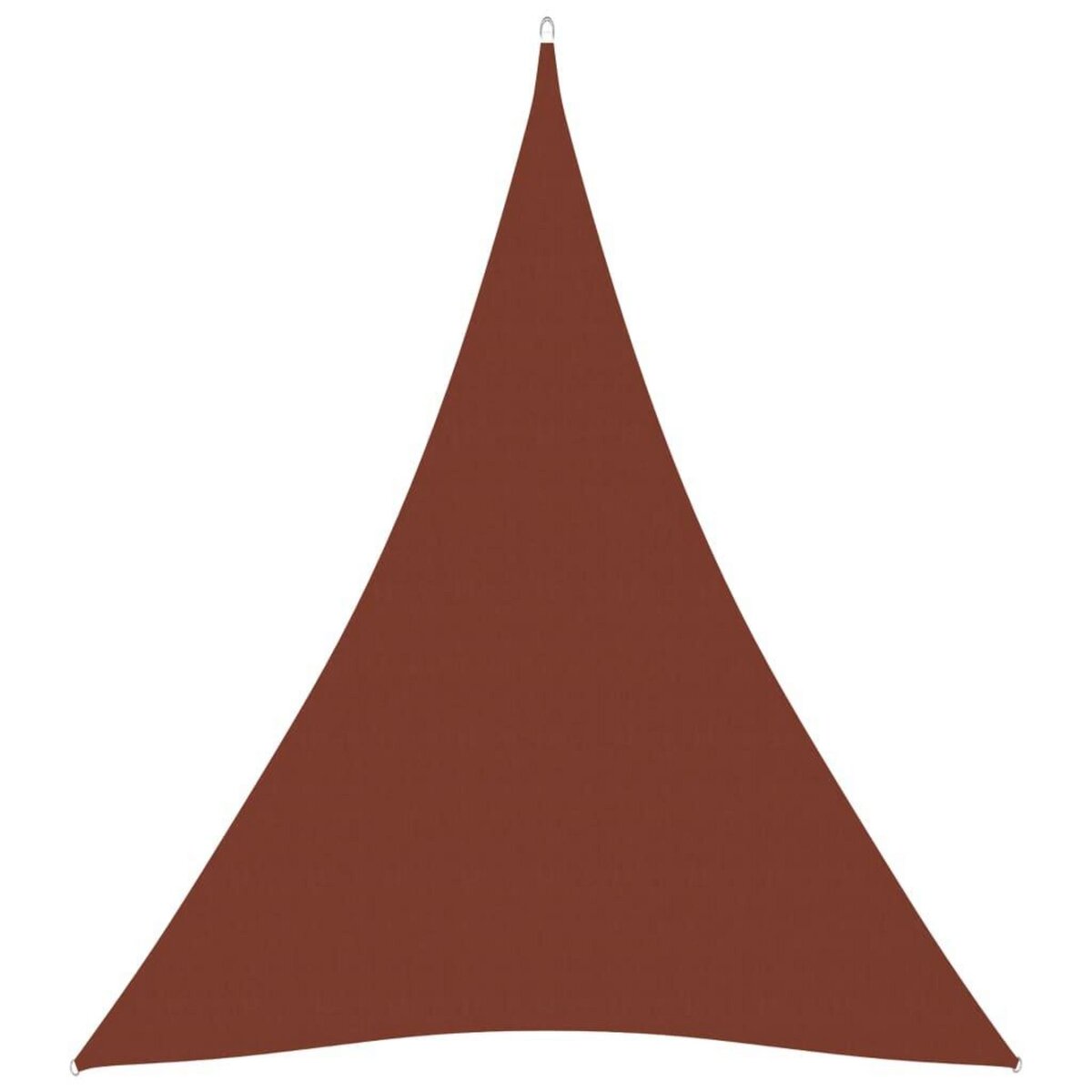 VIDAXL Voile de parasol Tissu Oxford triangulaire 5x7x7 m Terre cuite