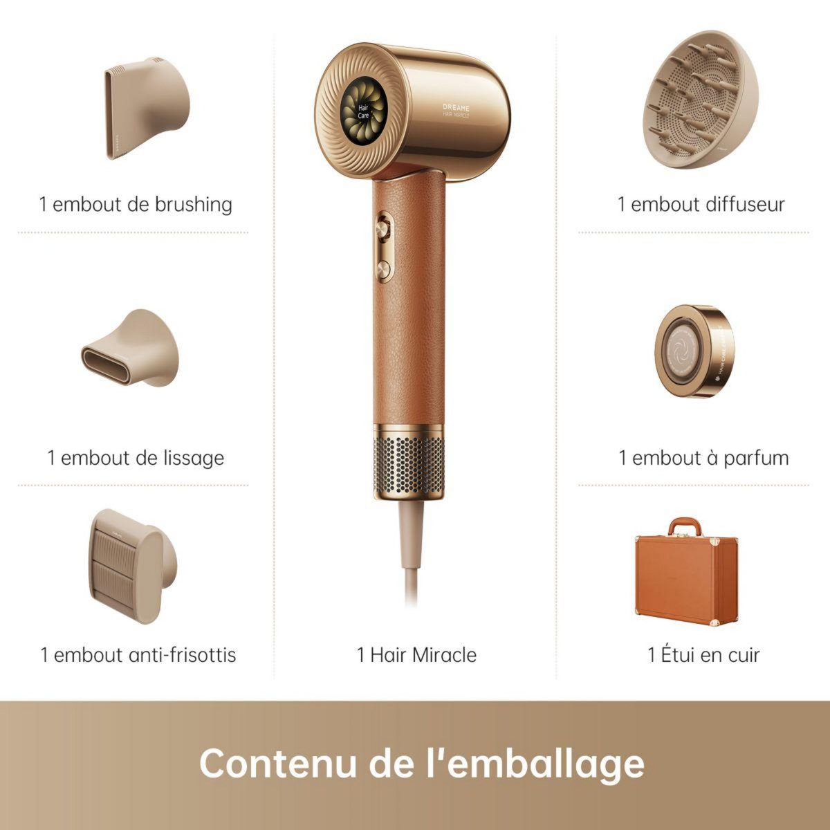 DREAME Sèche cheveux Hair miracle