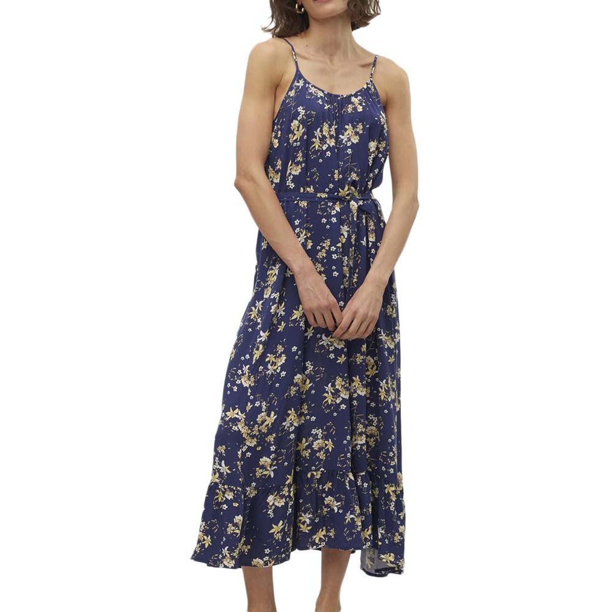 Voir la diapositive 1 : Vero Moda Robe Marine/Jaune à Motifs Femme Vero Moda Easy Joy