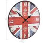 Voir la diapositive 6 : VIDAXL Horloge murale vintage Royaume-Uni 30 cm