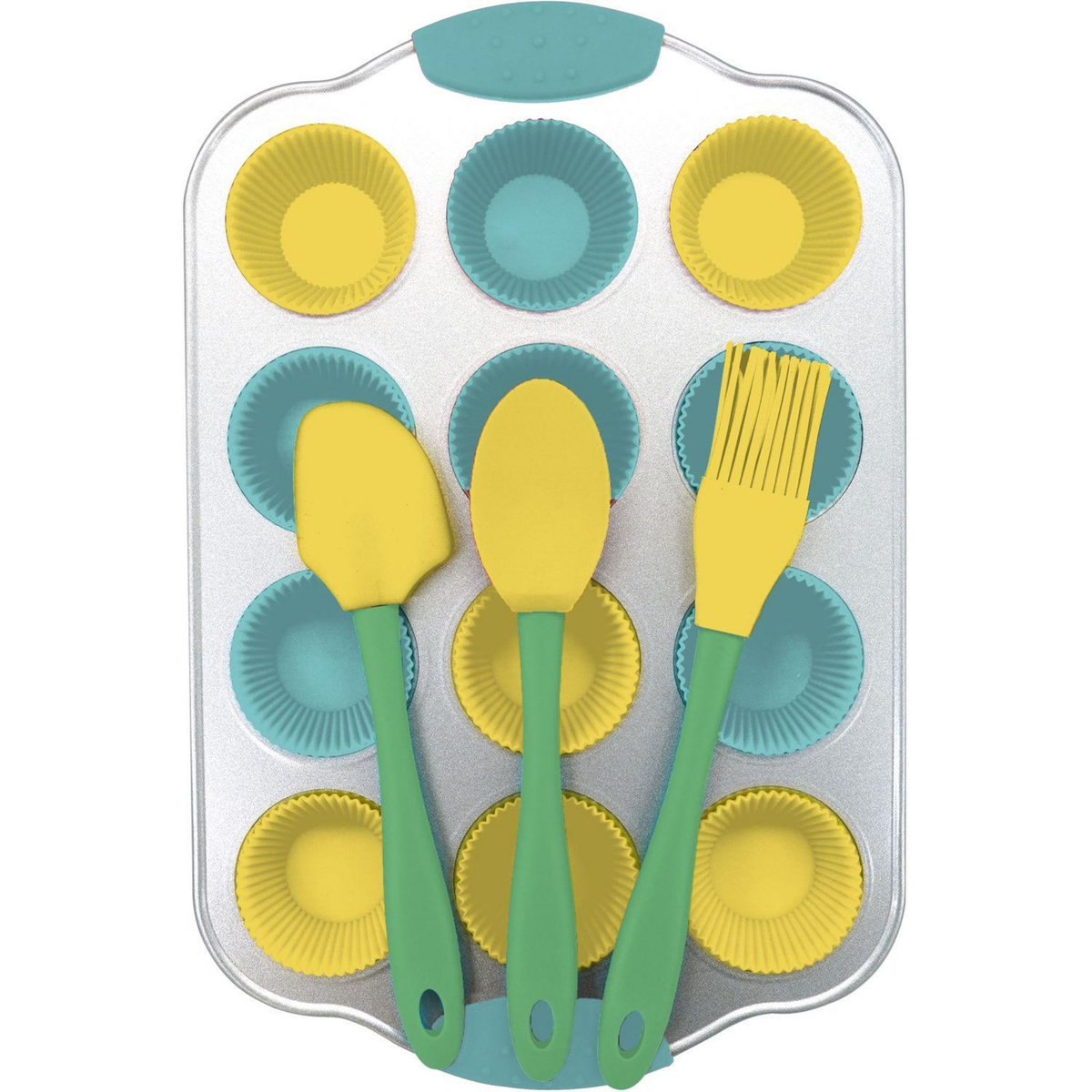 Set cupcakes enfants silicone acier au carbone