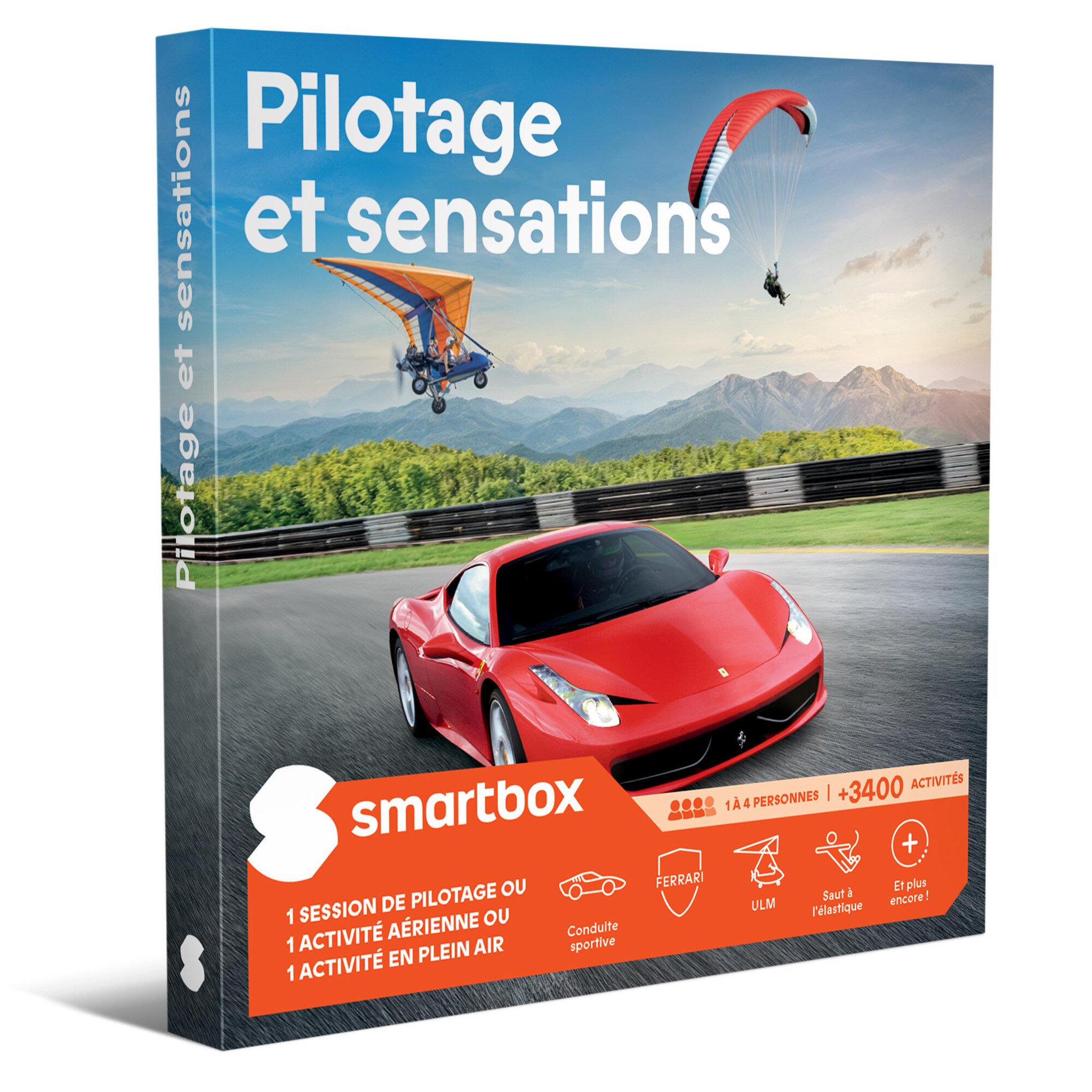 Smartbox Pilotage et sensations - coffret cadeau sport & aventure