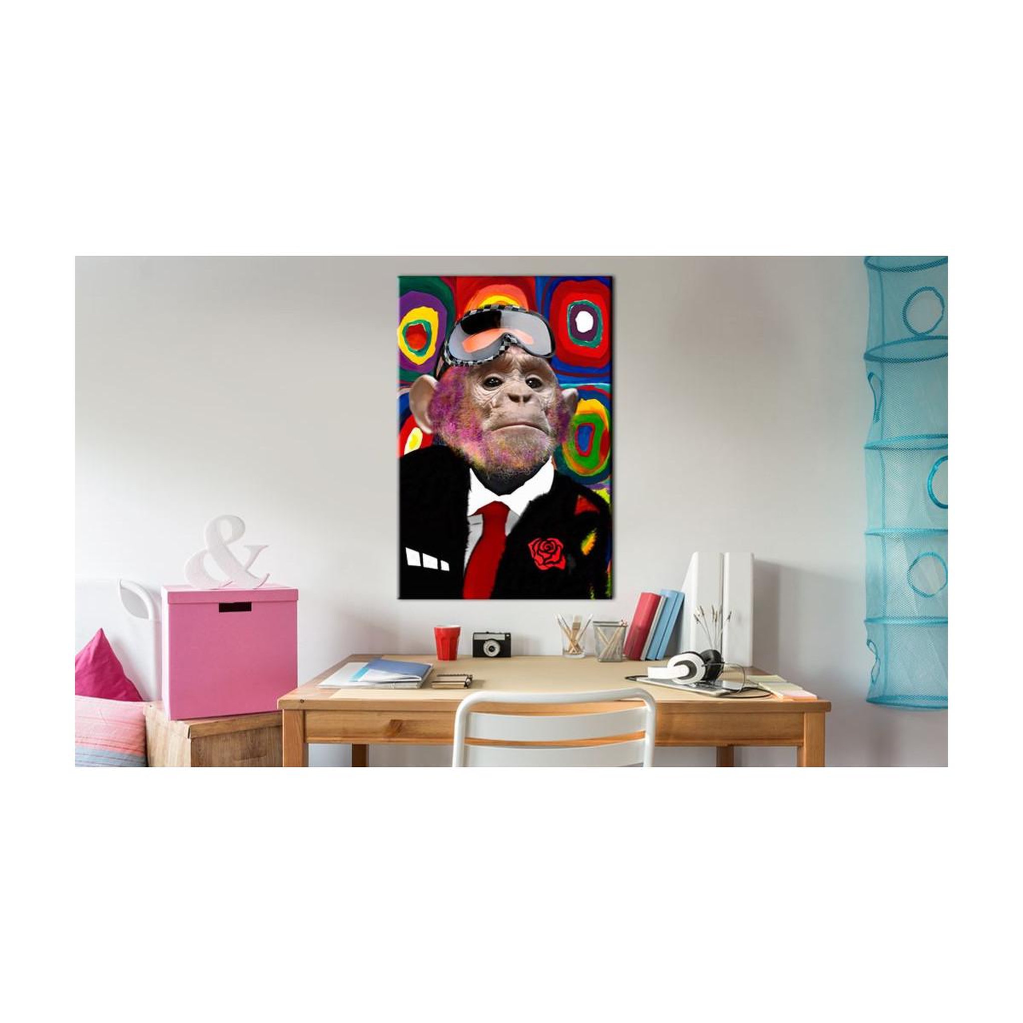Voir la diapositive 2 : Paris Prix Tableau Imprimé  Mr. Monkey