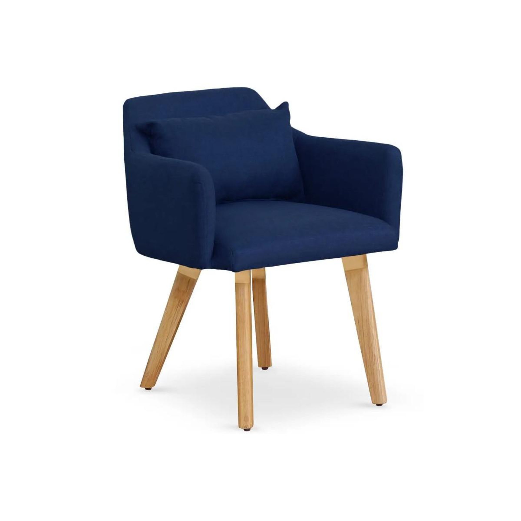 Voir la diapositive 1 : Paris Prix Fauteuil scandinave  alan  70cm bleu