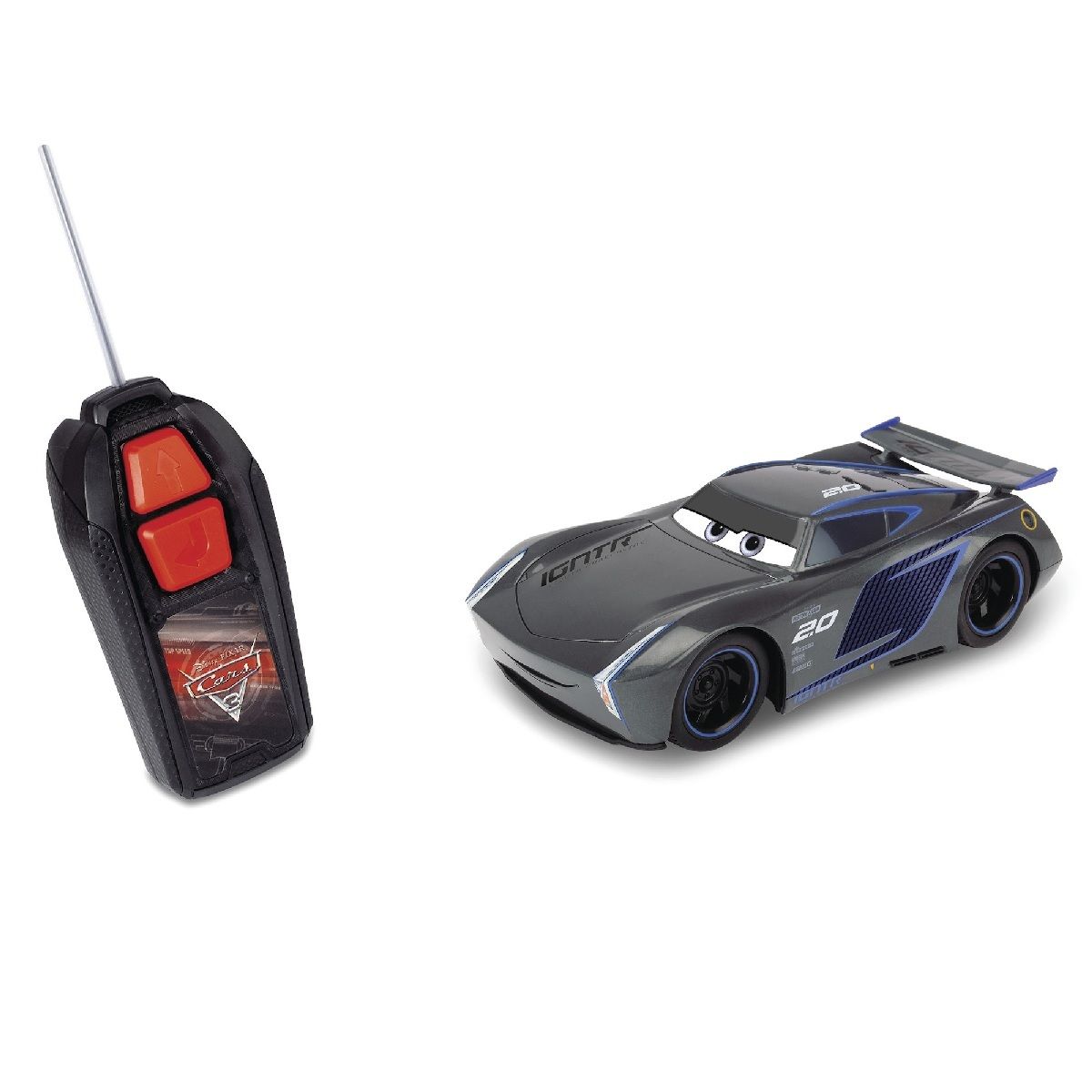 MAJORETTE Voiture Radiocommandée 1/32 Jackson Storm - Disney Cars 3