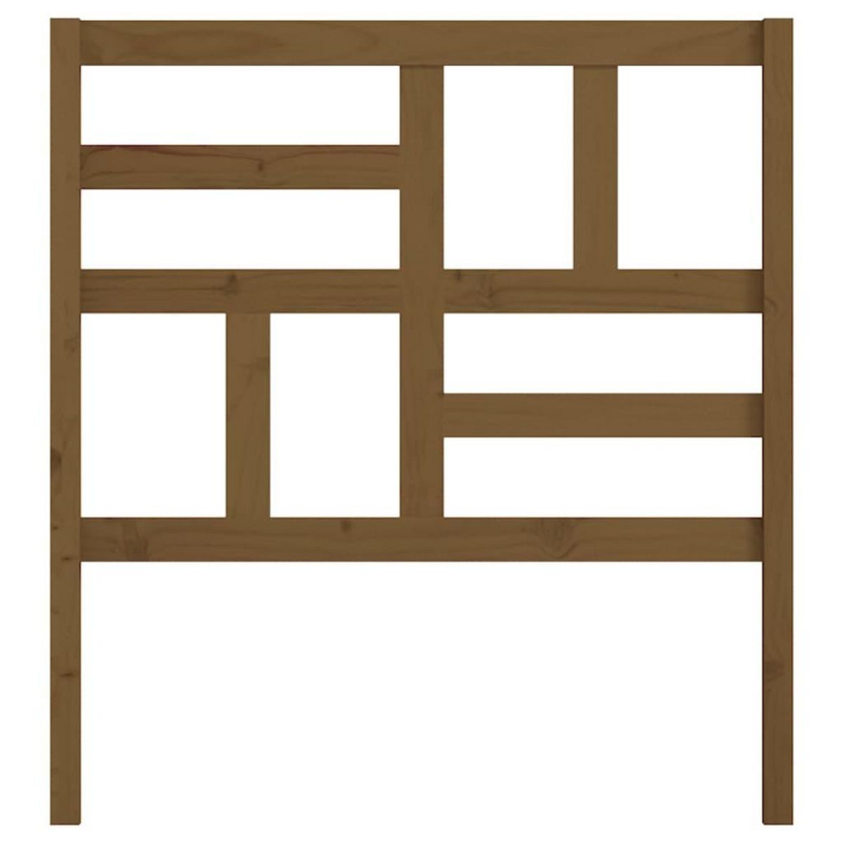 VIDAXL Tete de lit Marron miel 96x4x104 cm Bois massif de pin