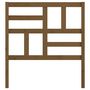 Voir la diapositive 4 : VIDAXL Tete de lit Marron miel 96x4x104 cm Bois massif de pin