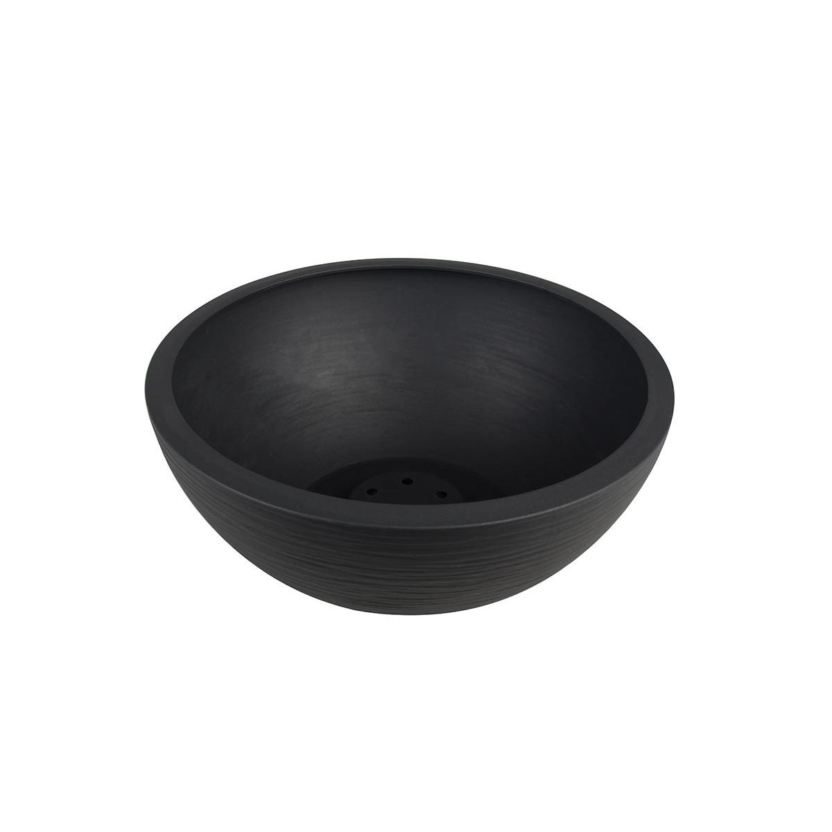 Eda Pot de fleurs vasque en plastique Graphit UP anthracite - Ø 30 cm - Eda