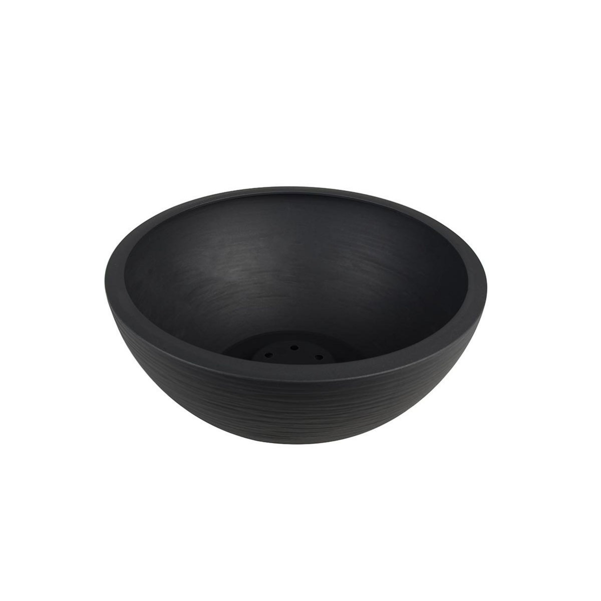 Eda Pot de fleurs vasque en plastique Graphit UP anthracite - Ø 30 cm - Eda
