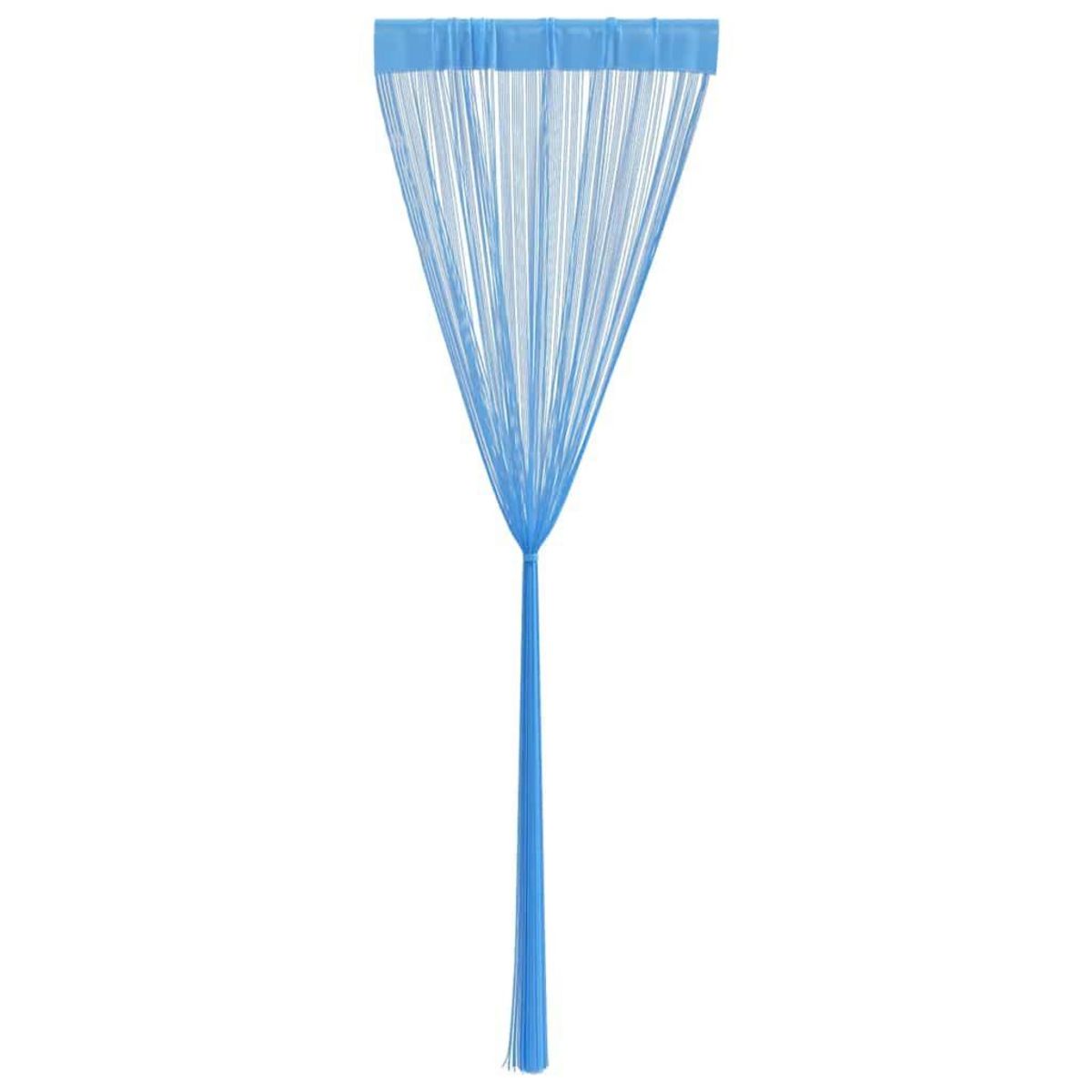 VIDAXL Rideaux a fils 2 pcs bleu clair 100x250 cm