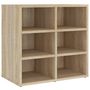 Voir la diapositive 4 : VIDAXL Armoires a chaussures 2 pcs Chene Sonoma 52,5x30x50 cm