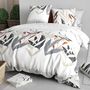 Voir la diapositive 3 : ATELIER DU COTON Housse de couette 240x220 IMANTA + 2 taies coton 57 fils