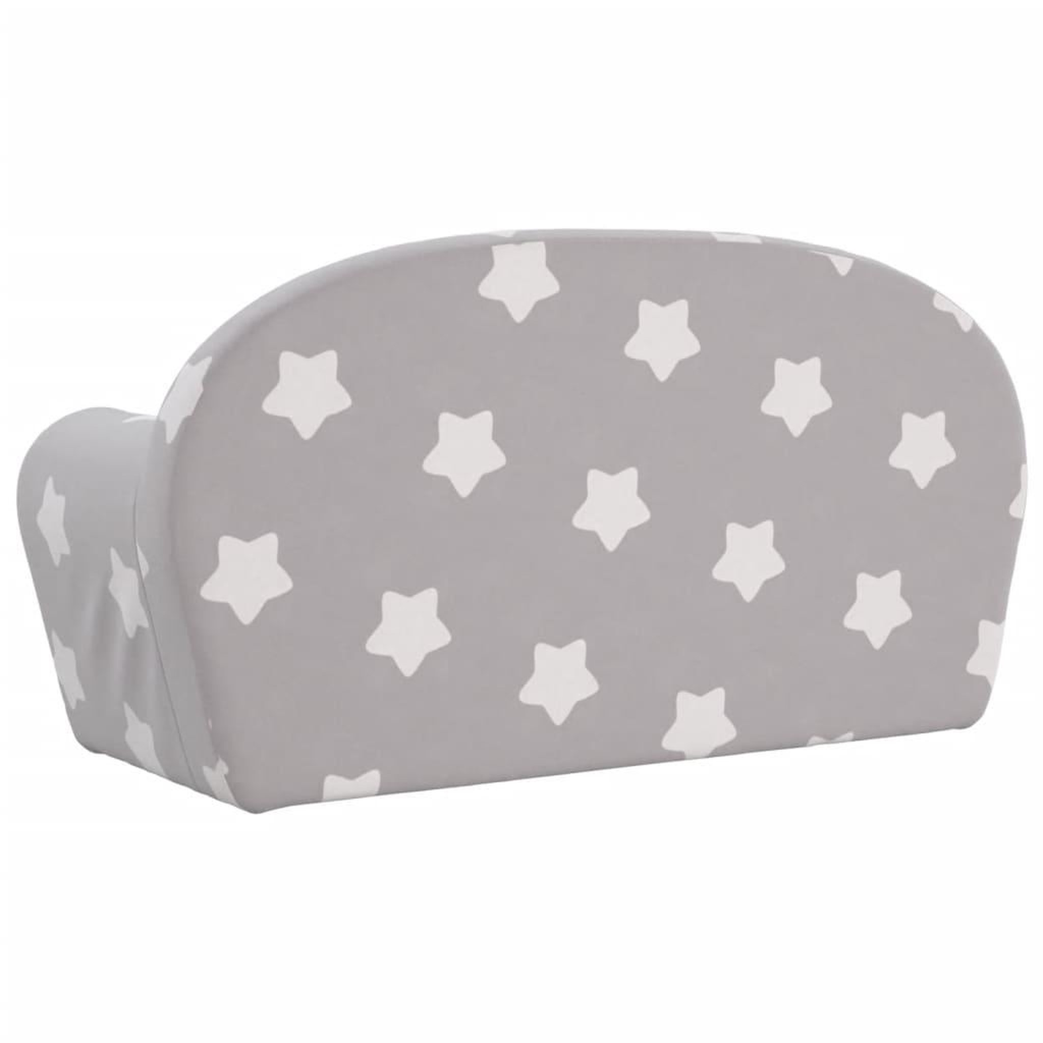 Voir la diapositive 5 : VIDAXL Canape enfants 2 places gris clair avec etoiles peluche douce