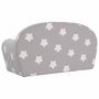 Voir la diapositive 5 : VIDAXL Canape enfants 2 places gris clair avec etoiles peluche douce