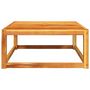 Voir la diapositive 4 : VIDAXL Table de jardin 65x65x29 cm bois massif d'acacia