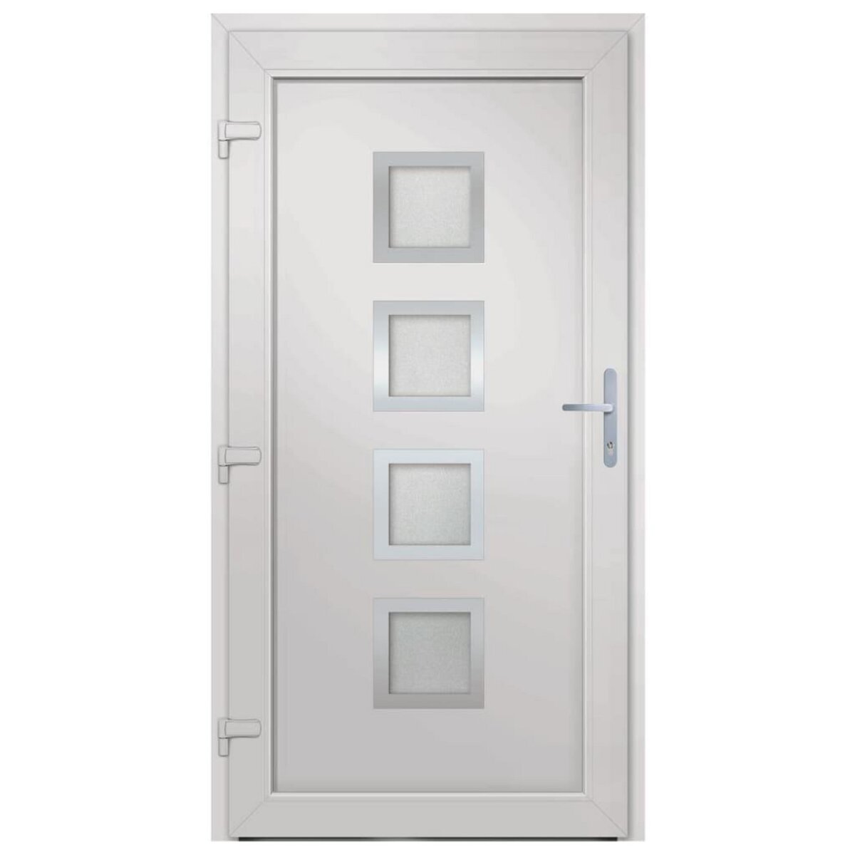 VIDAXL Porte d'entree Blanc 88x200 cm PVC