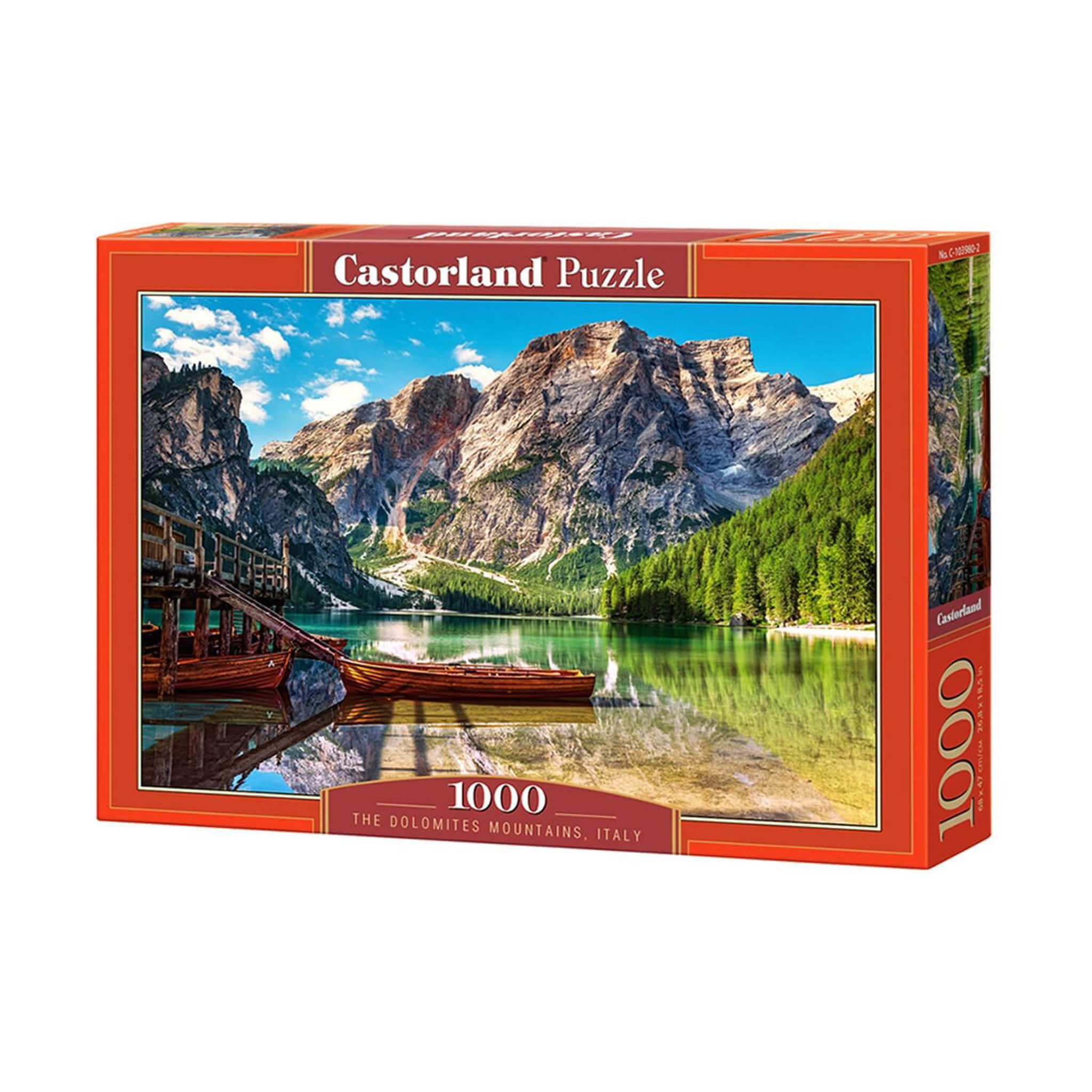Voir la diapositive 2 : Castorland Puzzle 1000 pièces : Les Dolomites, Italie