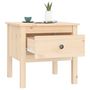 Voir la diapositive 5 : VIDAXL Table d'appoint 50x50x49 cm Bois massif de pin