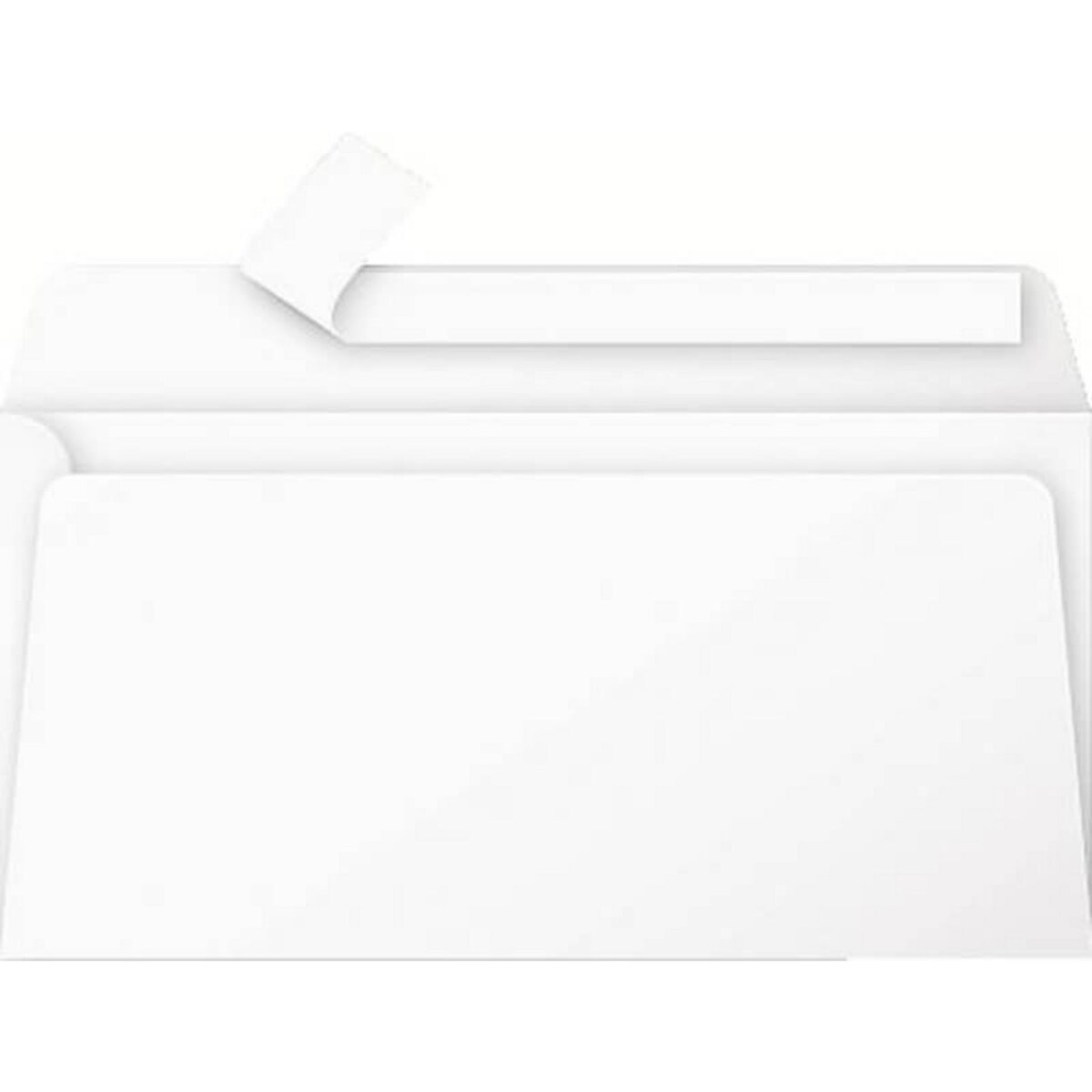 CLAIREFONTAINE Enveloppe - Blanc - 11 x 22 cm